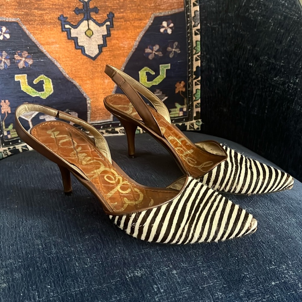 Sam Edelman Zebra Heels
